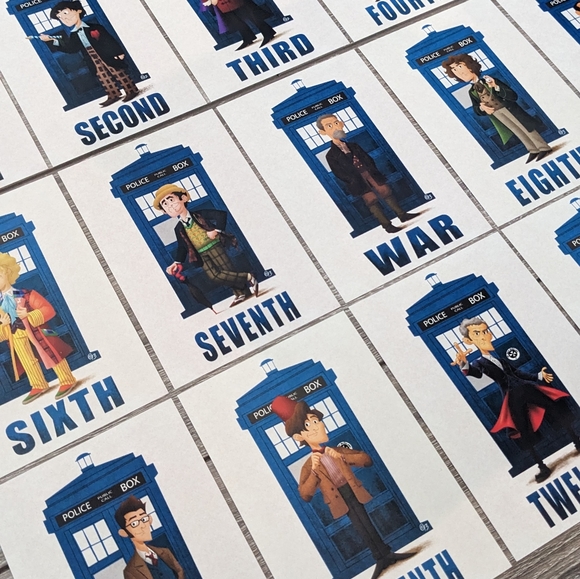 2/$10 Doctor Who Character Cards - Picture 2 of 3